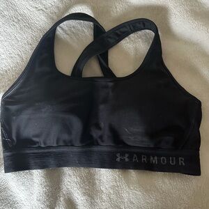 Under Armour Black Racerback Sports Bra